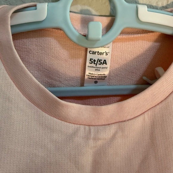 NWT Carter’s Toddler 2-Piece Dog French Terry Pullover & Legging Set SIZE 5T - Picture 5 of 8